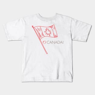 O, Canada Flag Kids T-Shirt